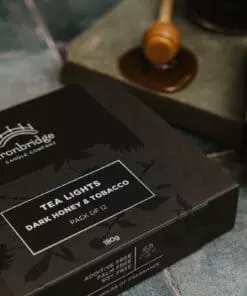 Dark Honey & Tobacco Luxury Tea Lights