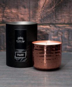 Accent Pressed Floral Candle - Honey Tobacco