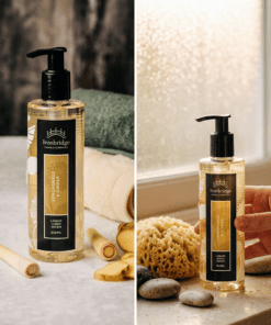 Lemongrass & Ginger 250ml liquid hand wash pump bottle with fresh, zesty citrus and warming ginger fragrance