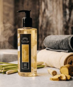 Lemongrass & Ginger 250ml liquid hand wash pump bottle with fresh, zesty citrus and warming ginger fragrance