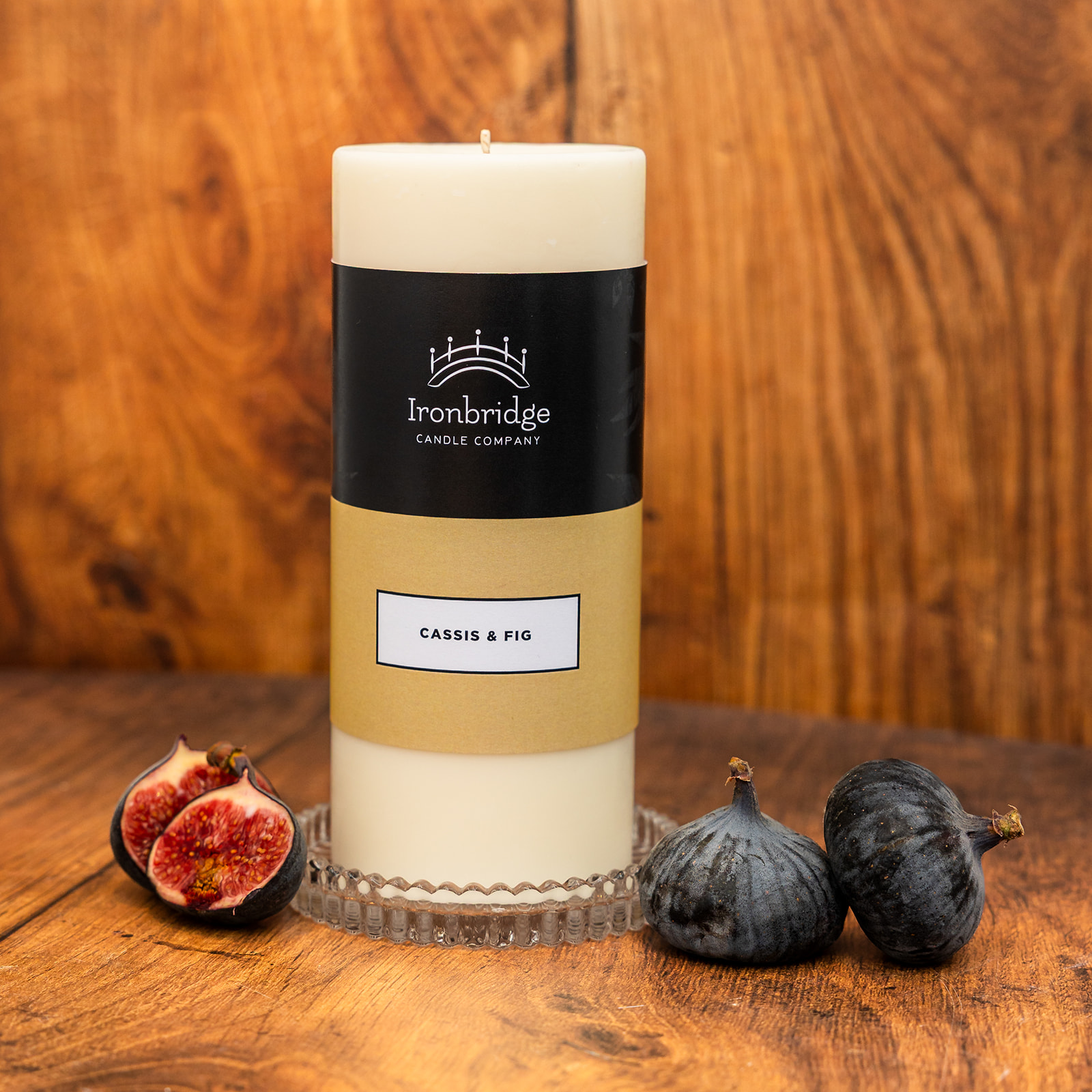 Cassis & Fig Pillar Candle - Large