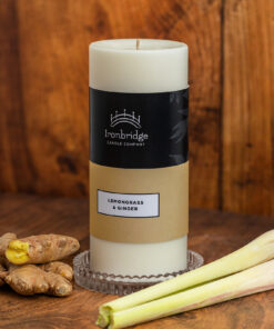 Lemongrass & Ginger Pillar Candle - Large
