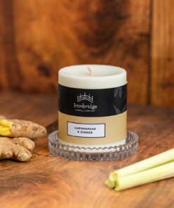 Lemongrass & Ginger Pillar Candle - Small