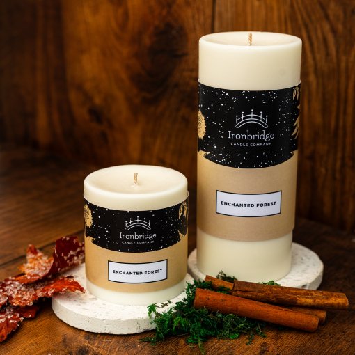 Enchanted Forest Pillar Candle - Collection