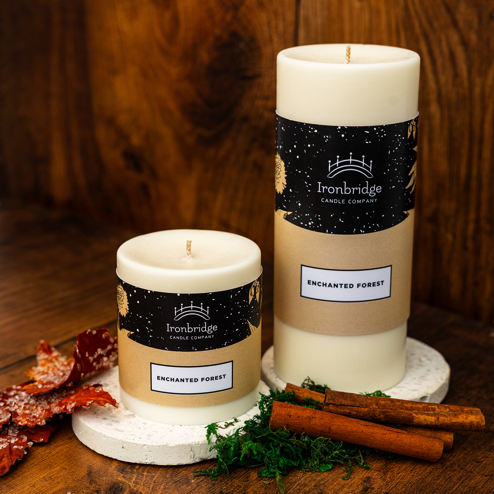 Enchanted Forest Pillar Candle - Collection