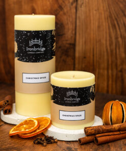 Christmas Spice Pillar Candle - Collection