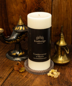 Frankincense & Myrrh Pillar Candle - Large