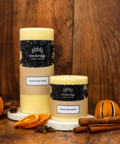 Christmas Spice Pillar Candle - Collection