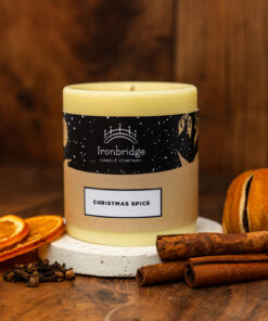 Christmas Spice Pillar Candle - Small