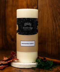 Enchanted Forest Pillar Candle - Large