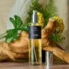Lime, Basil & Mandarin 100ml room mist in glass bottle with uplifting citrus fragrance