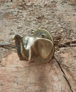 Elephant Door Knocker - Antique Brass