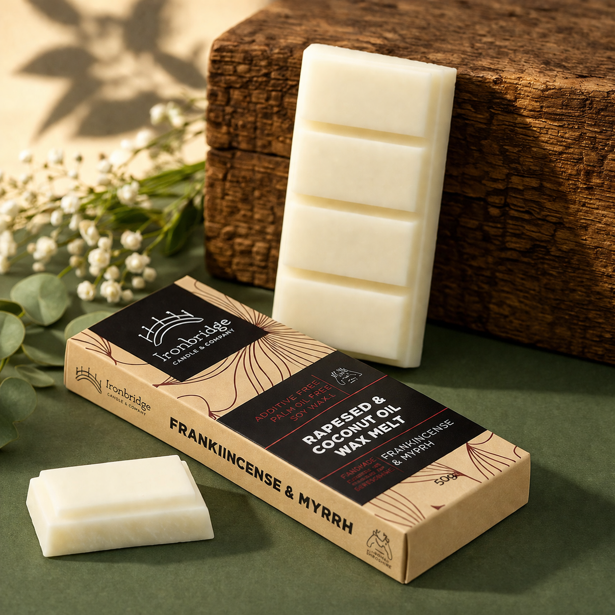 Frankincense & Myrrh Wax Melt Snap Bar