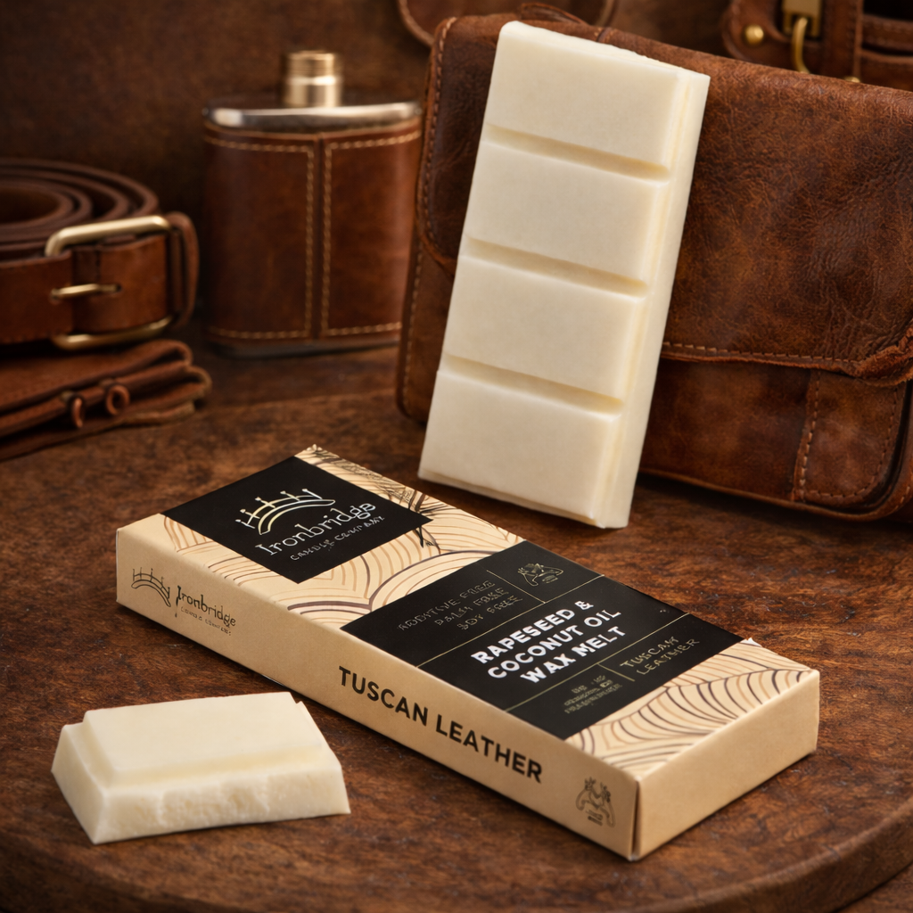 Tuscan Leather Wax Melt Snap Bar