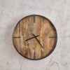Alomi Mango Wood Clock - Large