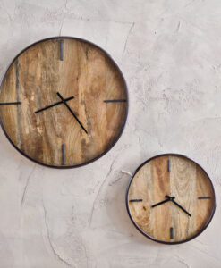 Alomi Mango Wood Clock
