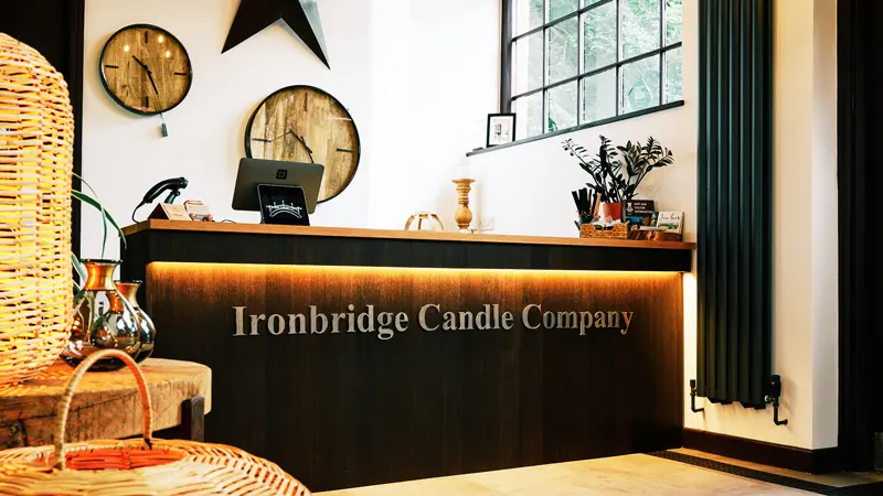 Ironbridge Candle Company Sales Counter