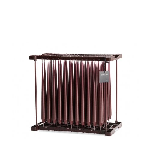 ester & erik - Rack of 32cm Taper Candles - Aubergine