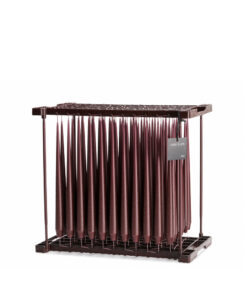 ester & erik - Rack of 32cm Taper Candles - Aubergine