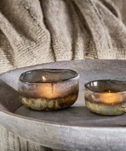 Janka Glass Tealights - Set of 2