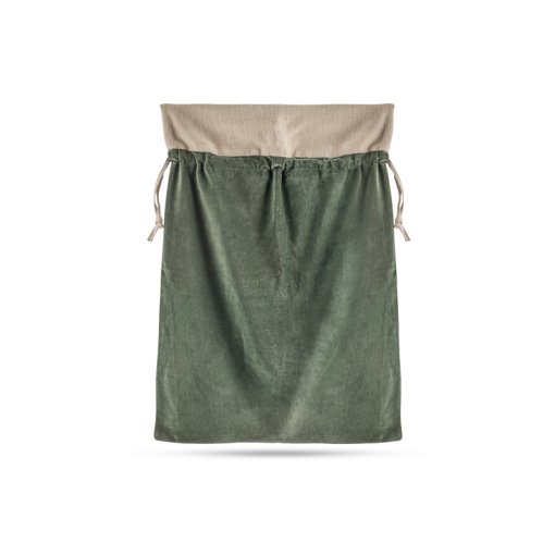 Karru Cotton Velvet Sack - Forest Green