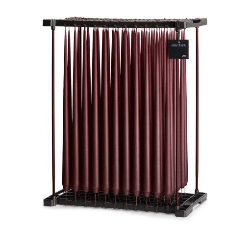 ester & erik Taper Candle (50cm) - Aubergine