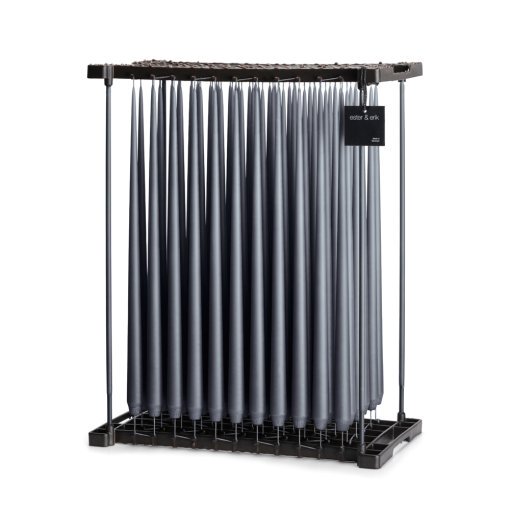 ester & erik 50cm Taper Candle - Dark Slate