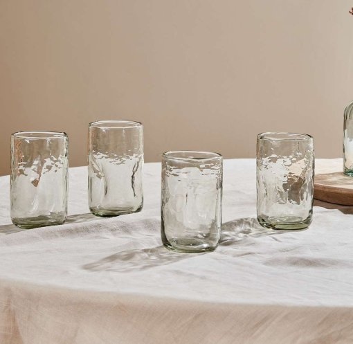 Chandani Tumbler Tall - Clear - Set of 4