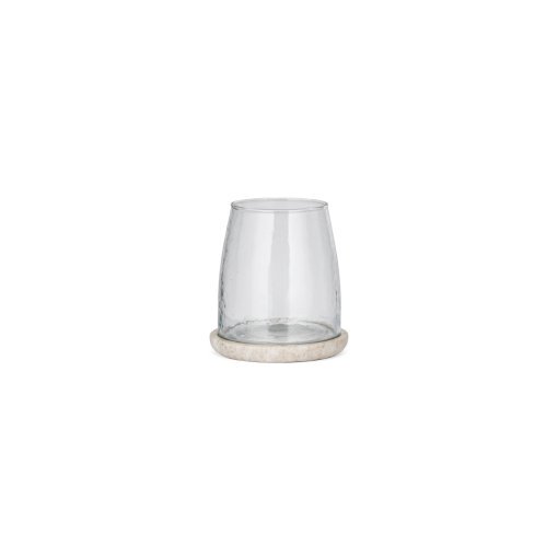 Sikkim Marble Tealight Holder - Clear