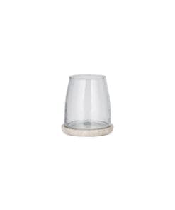Sikkim Marble Tealight Holder - Clear