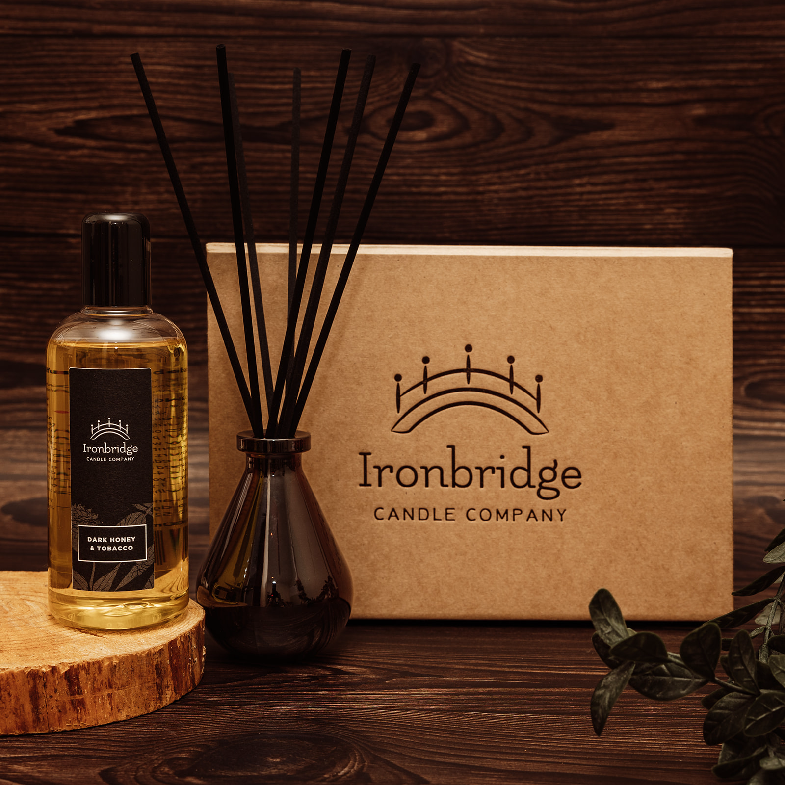 Luxury Reed Diffuser Gift Set - Amber