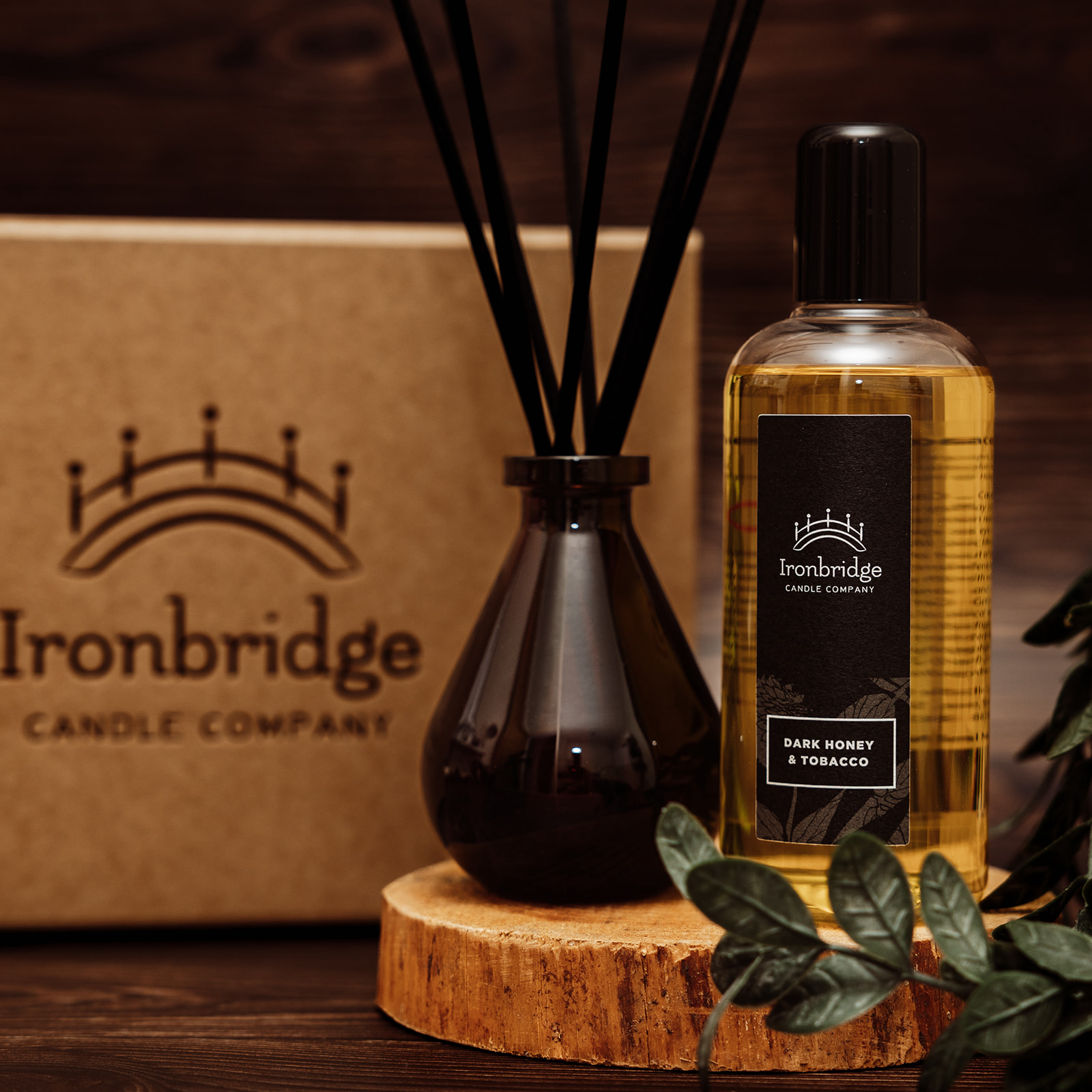 Luxury Reed Diffuser Gift Set - Amber