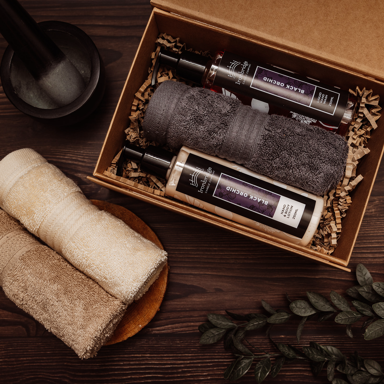Luxury Skin & Body Care Gift Set - Inside
