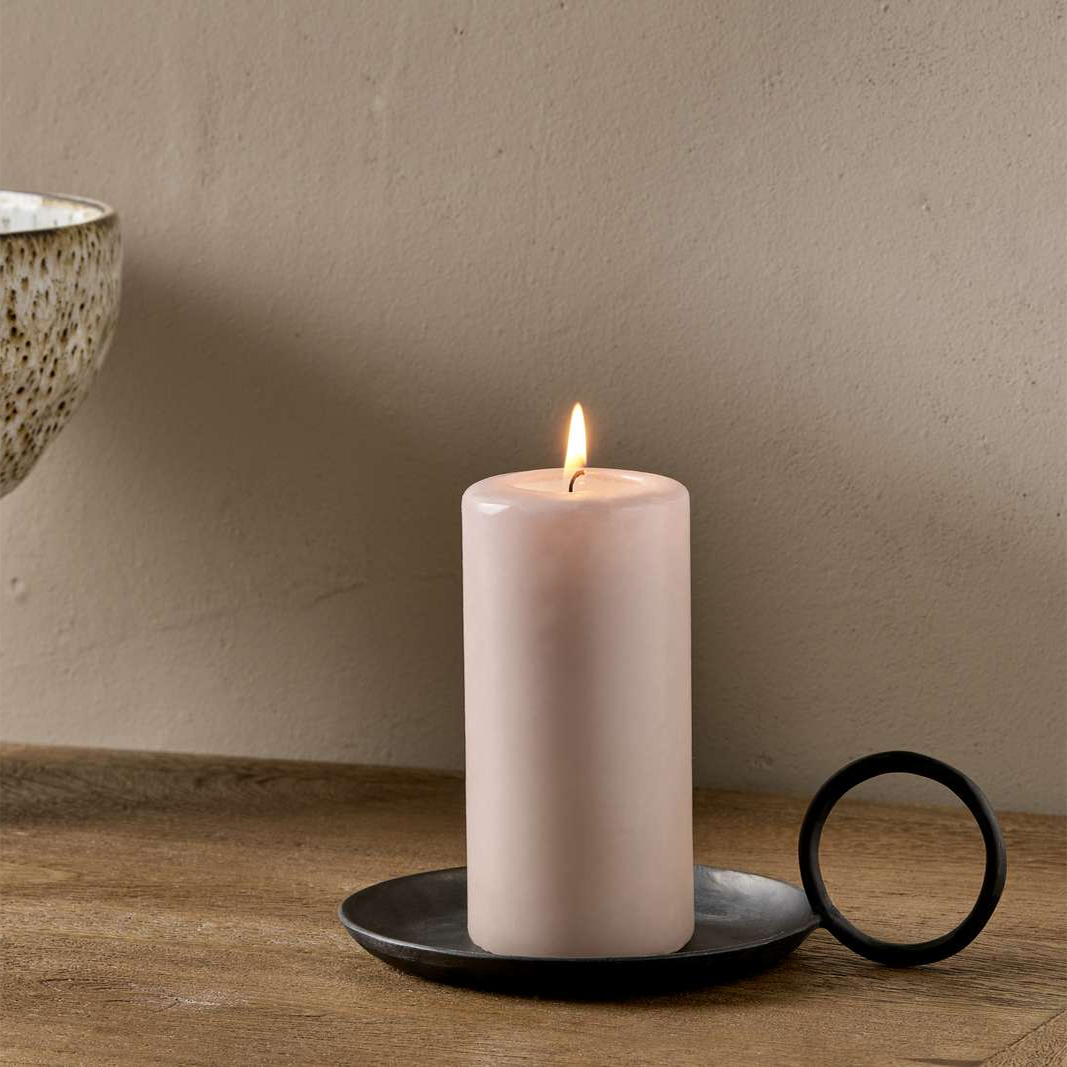 Dimali Metal Candle Holder With Handle - Antique Bronze - Ironbridge Candle  Company
