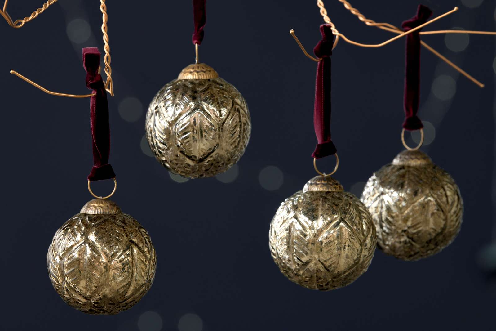 Patta Baubles - Antique Gold - (Set of 4)