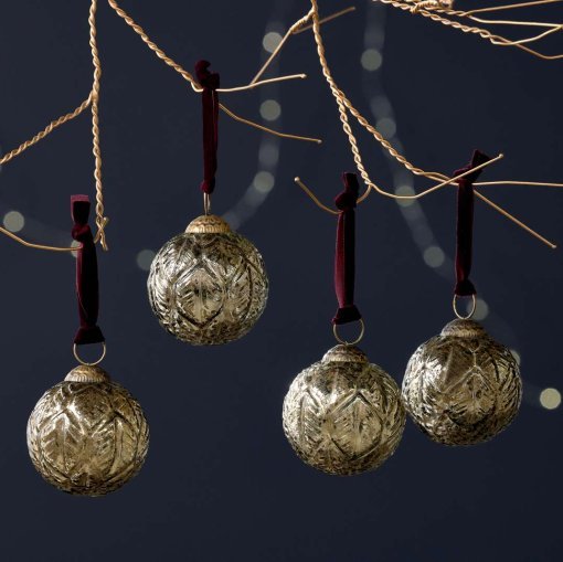 Patta Baubles - Antique Gold - (Set of 4)