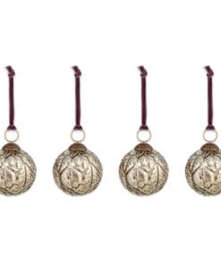 Patta Baubles - Antique Gold - (Set of 4)