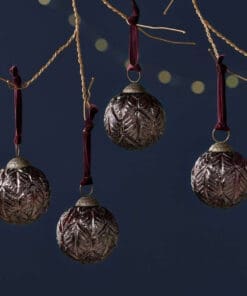 Patta Baubles - Burgundy - (Set of 4)