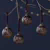 Patta Baubles - Burgundy - (Set of 4)