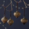 Varu Baubles - Black & Gold - (Set of 4)