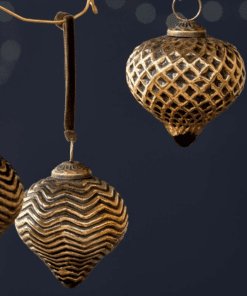 Varu Baubles - Black & Gold - (Set of 4)