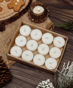 Gingerbread Tealights (Pack of 12)