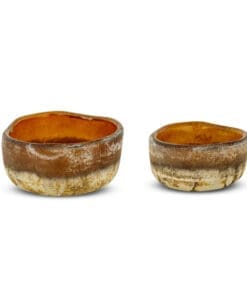Janka Glass Tealights - (Set of 2)