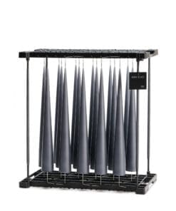 Cone Candle Dark Slate