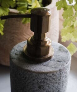 Asana Marble Soap Pump - Grey