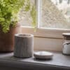 Asana Marble Storage Jar - Grey