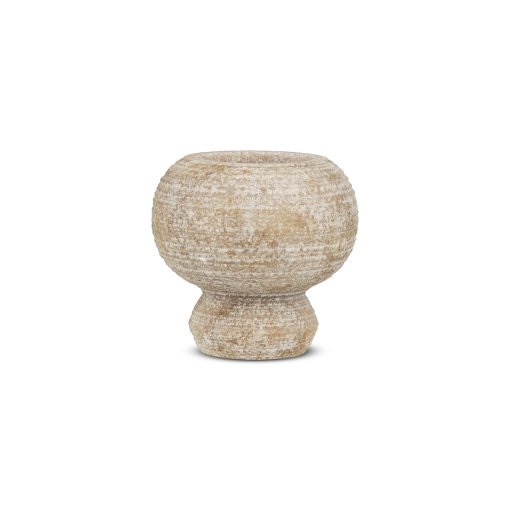 Asana Marble Tealight Holder - Grey