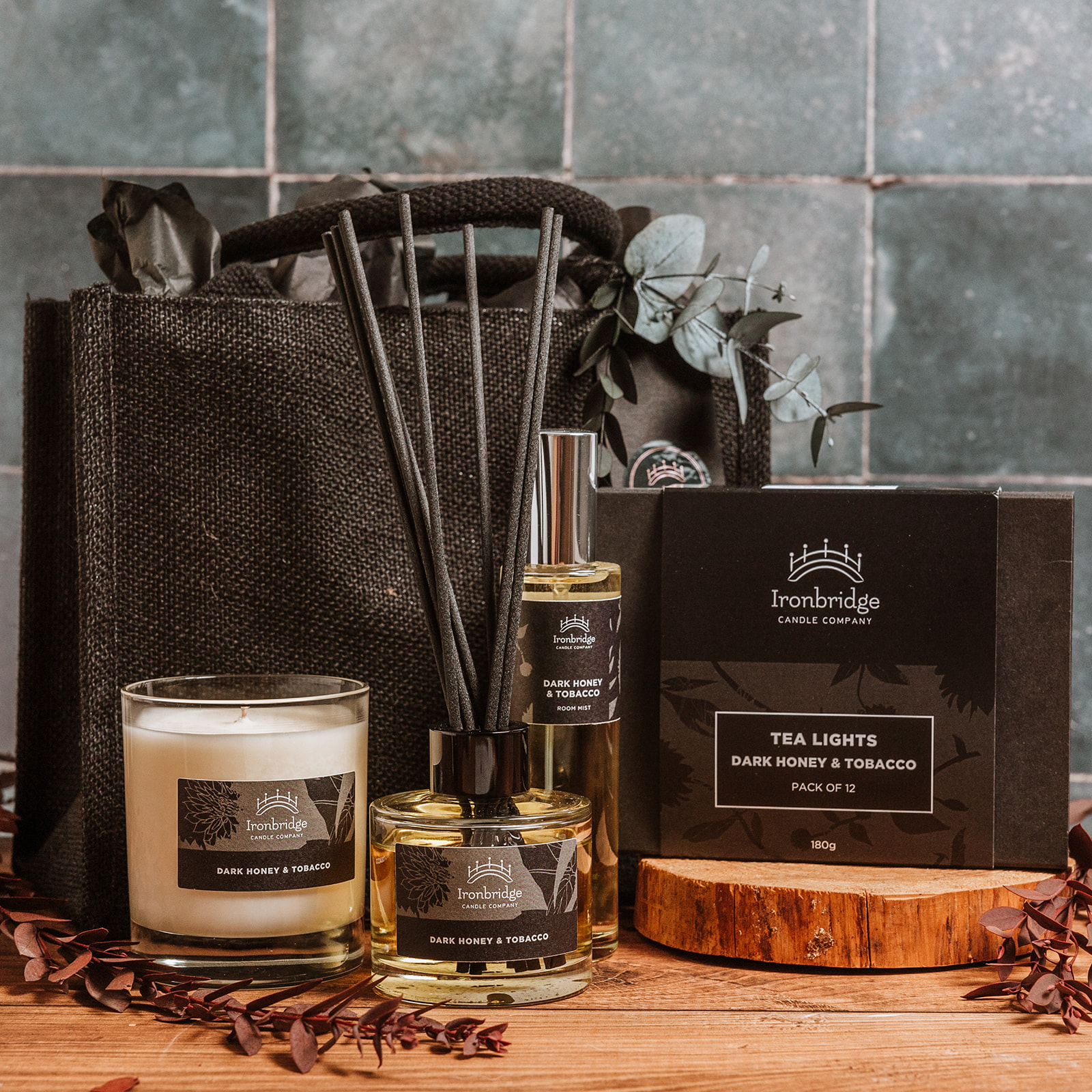 Deluxe Home Fragrance Gift Set (Black)