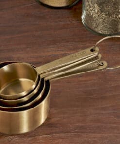 Mane Measuring Cups - Brushed Gold