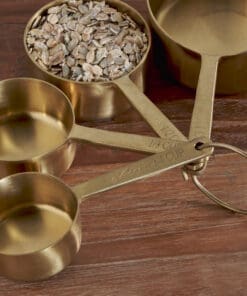 Mane Measuring Cups - Brushed Gold
